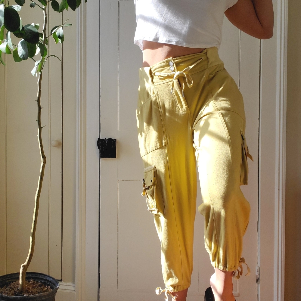 Free People Super High-waisted Cargo Sweatpants
